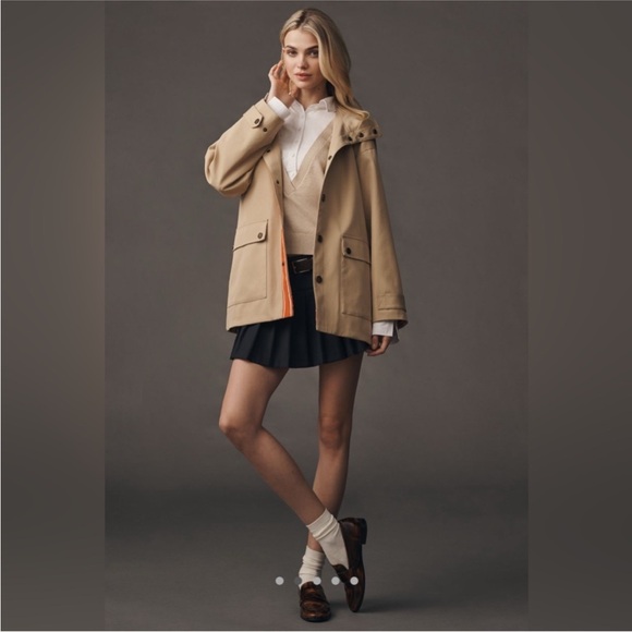 Anthropologie Maeve Hooded Utility Jacket Size 3X NWT - Picture 2 of 10